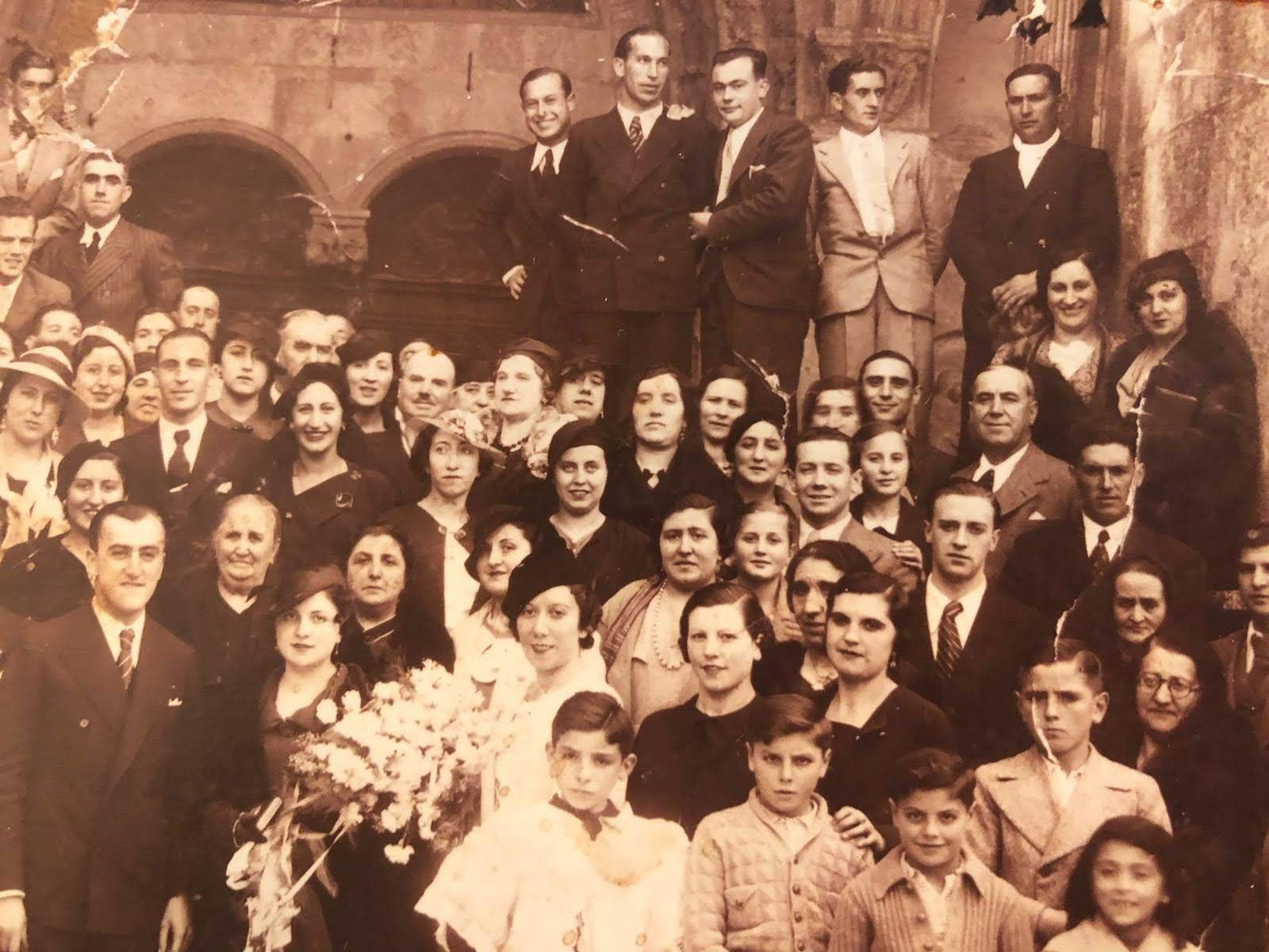 Among this group photograph is Francisco Diaz, who was shot by Franco’s forces