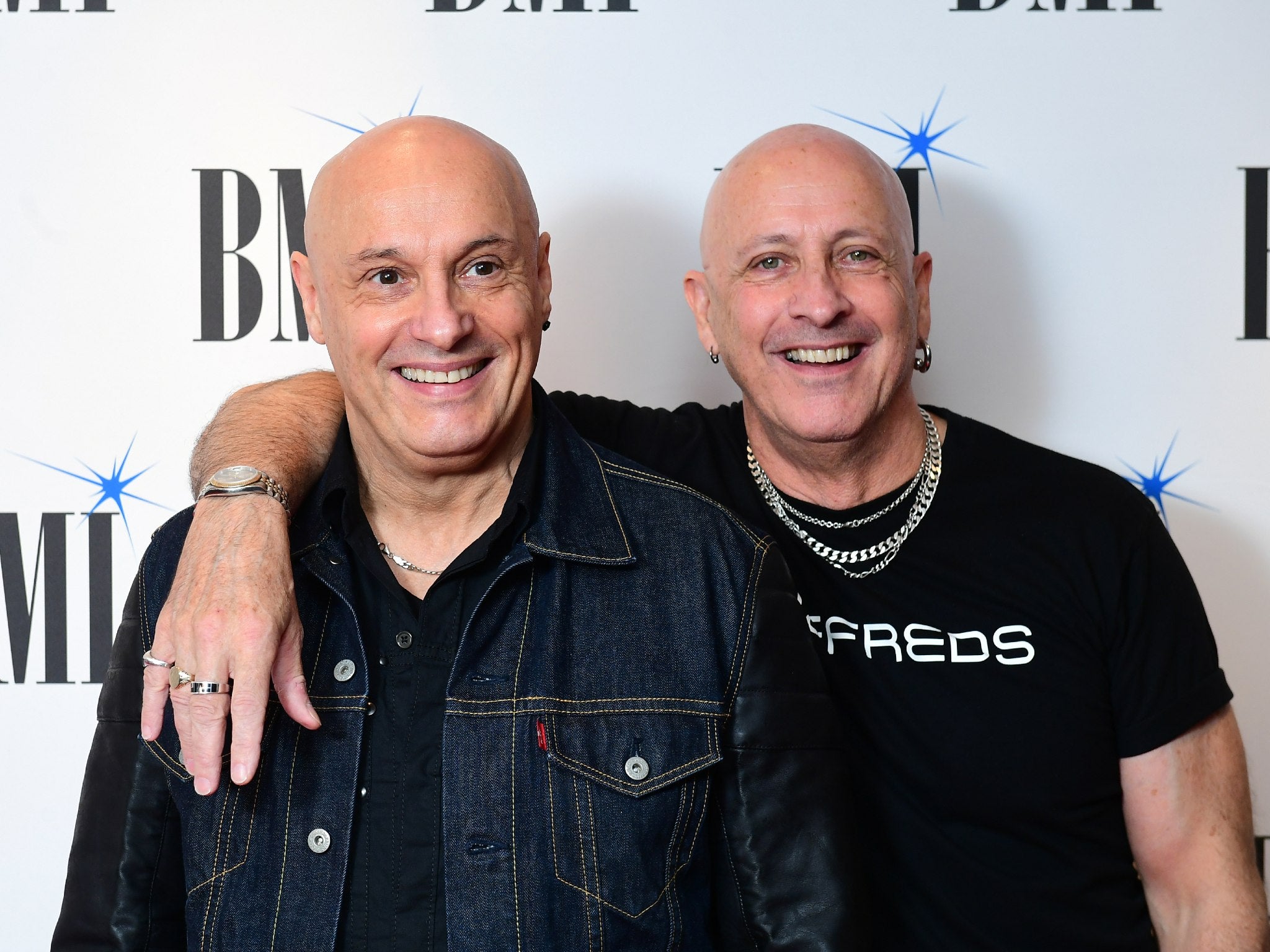 <p>Fred, left, and Richard Fairbrass of Right Said Fred</p>