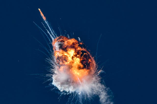 Rocket Explodes