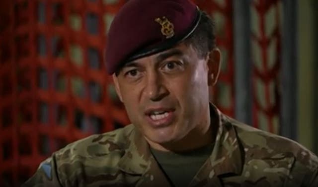 <p>Brigadier James Martin paid tribute to the way British forces responed to the horror of Kabul airport</p>
