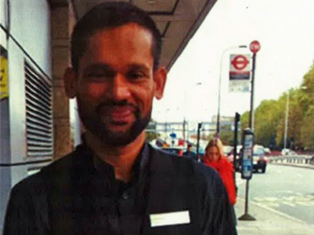 Ranjith ‘Roy’ Kakanamalage, named as the victim of a suspected homophobic fatal attack in Tower Hamlets cemetery