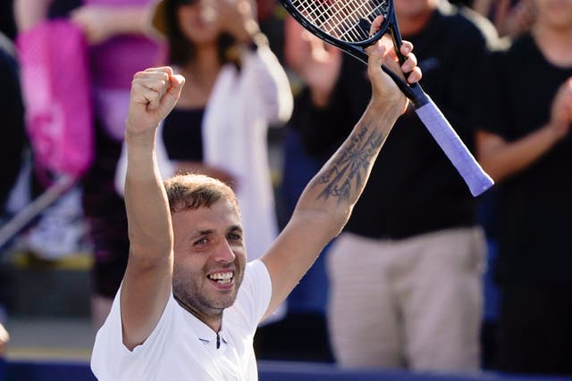 Dan Evans made it to the fourth round of the US Open for the first time (John Minchillo/AP)