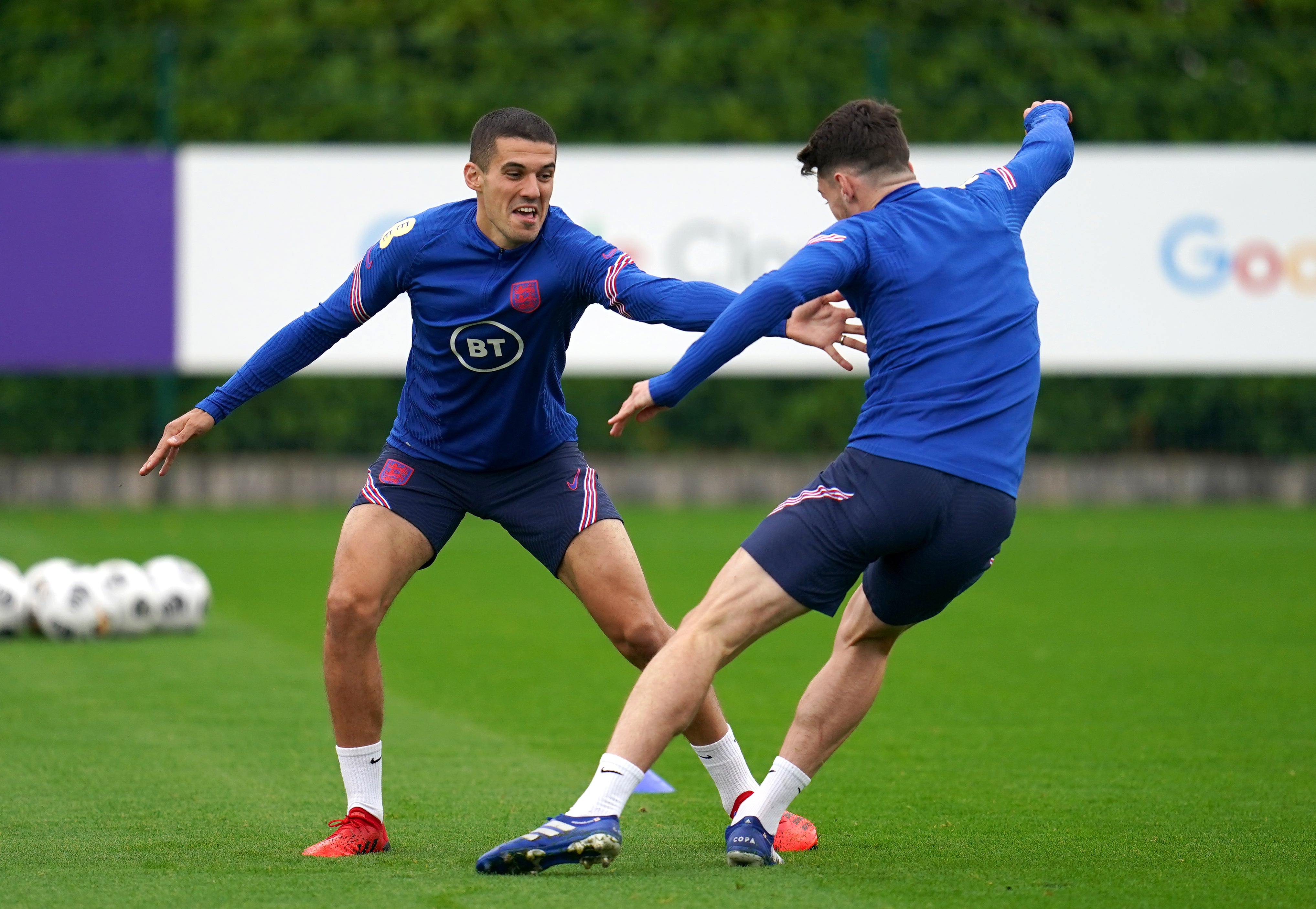 Conor Coady (left) is set to feature against Andorra (Nick Potts/PA).