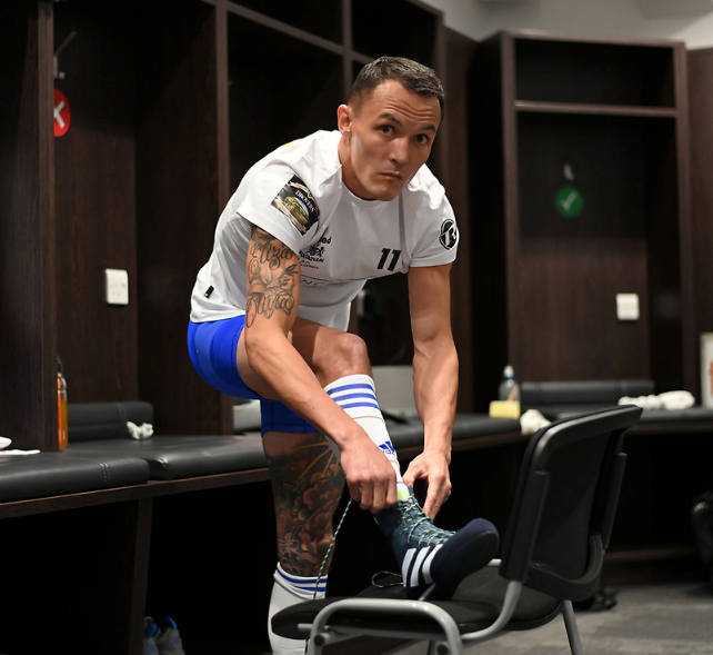 Josh Warrington prepared for his rematch against Mauricio Lara