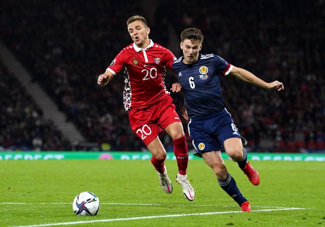 Scotland beat Moldova with the only goal of the game (Andrew Milligan/PA)