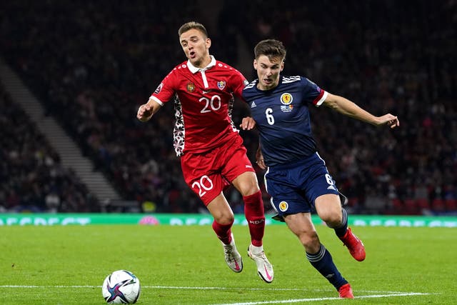 Scotland beat Moldova with the only goal of the game (Andrew Milligan/PA)