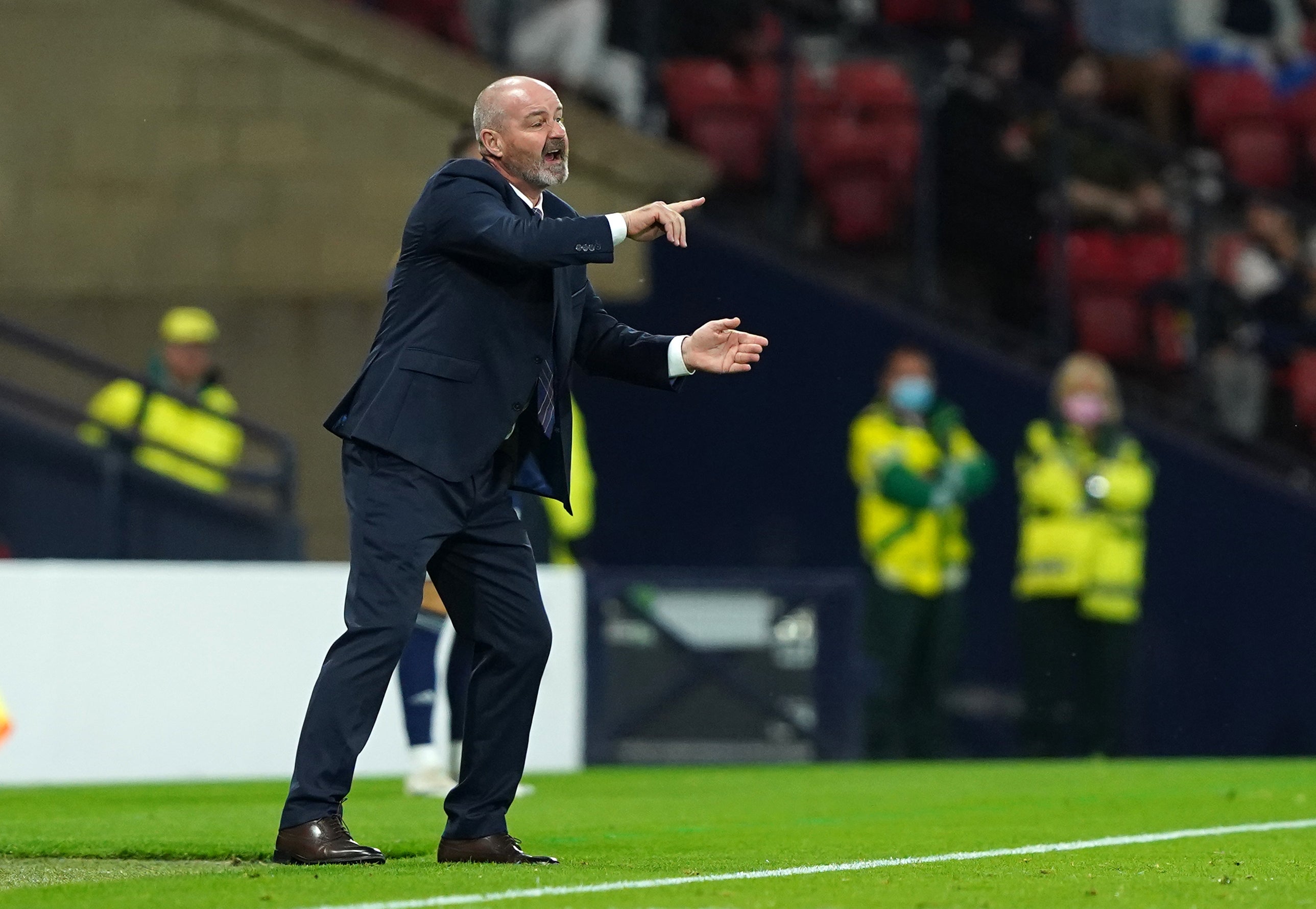 Steve Clarke’s side will have to improve against Austria (Andrew Milligan/PA)