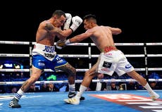 Josh Warrington’s rematch with Mauricio Lara ends in a draw after eye injury