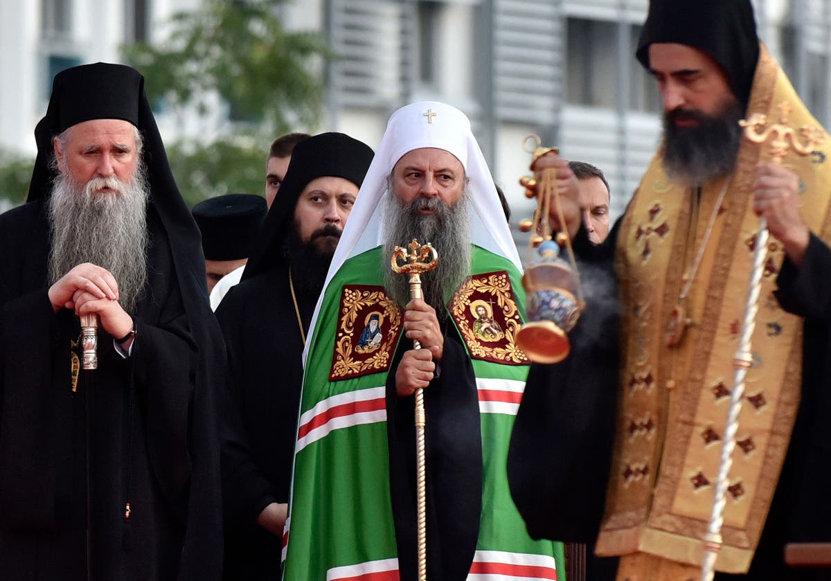 Police clash with opponents of Serbian church in Montenegro