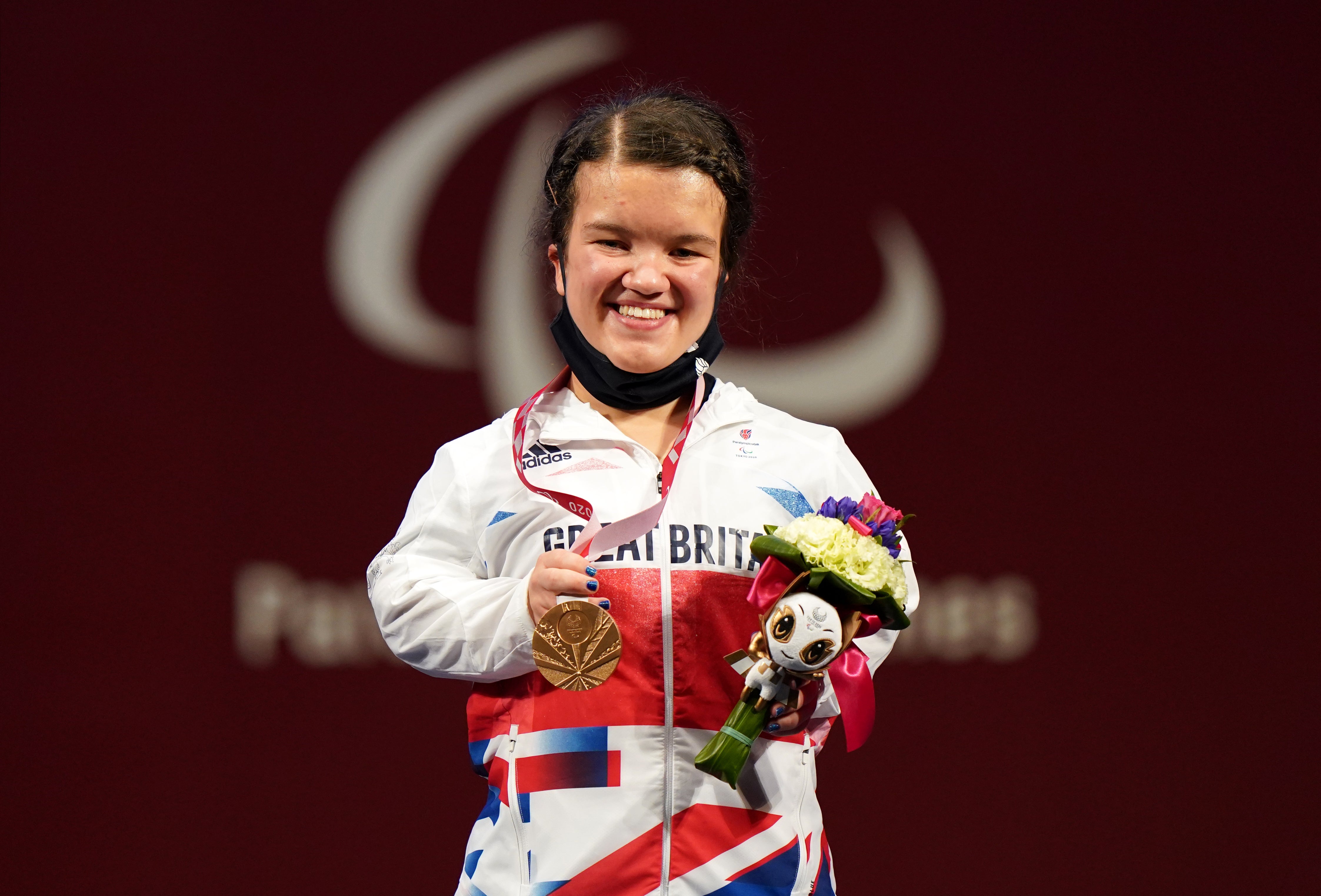 Olivia Broome won one of three powerlifting bronzes for Great Britain (Tim Goode/PA)