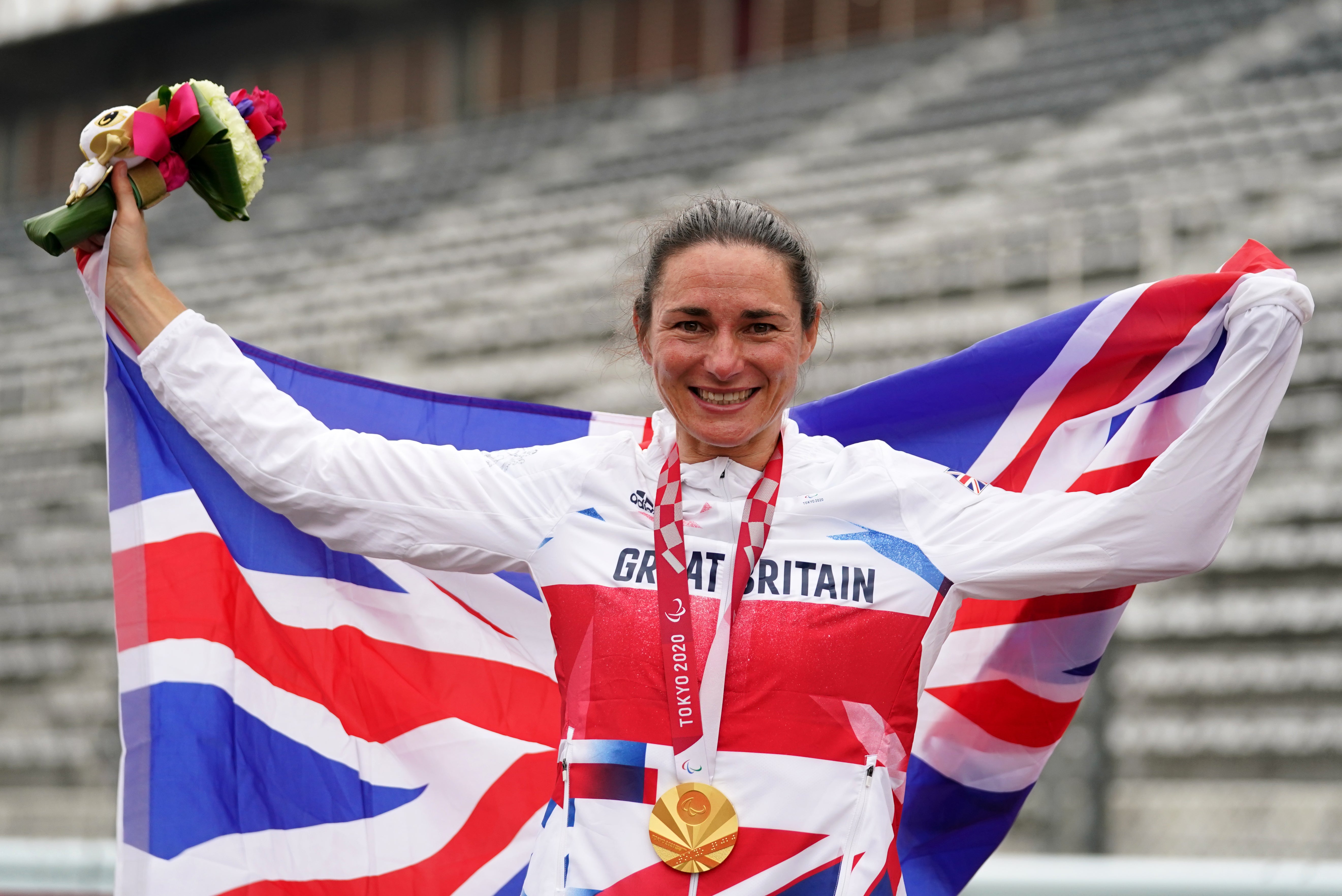 Dame Sarah Storey returned from Japan as Great Britain’s most successful Paralympian (Tim Goode/PA)