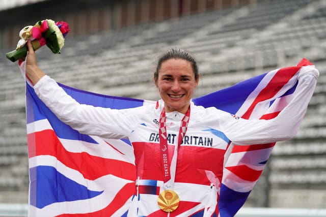 Great Britain’s Sarah Storey took her gold medal tally to 17 (Tim Goode/PA)