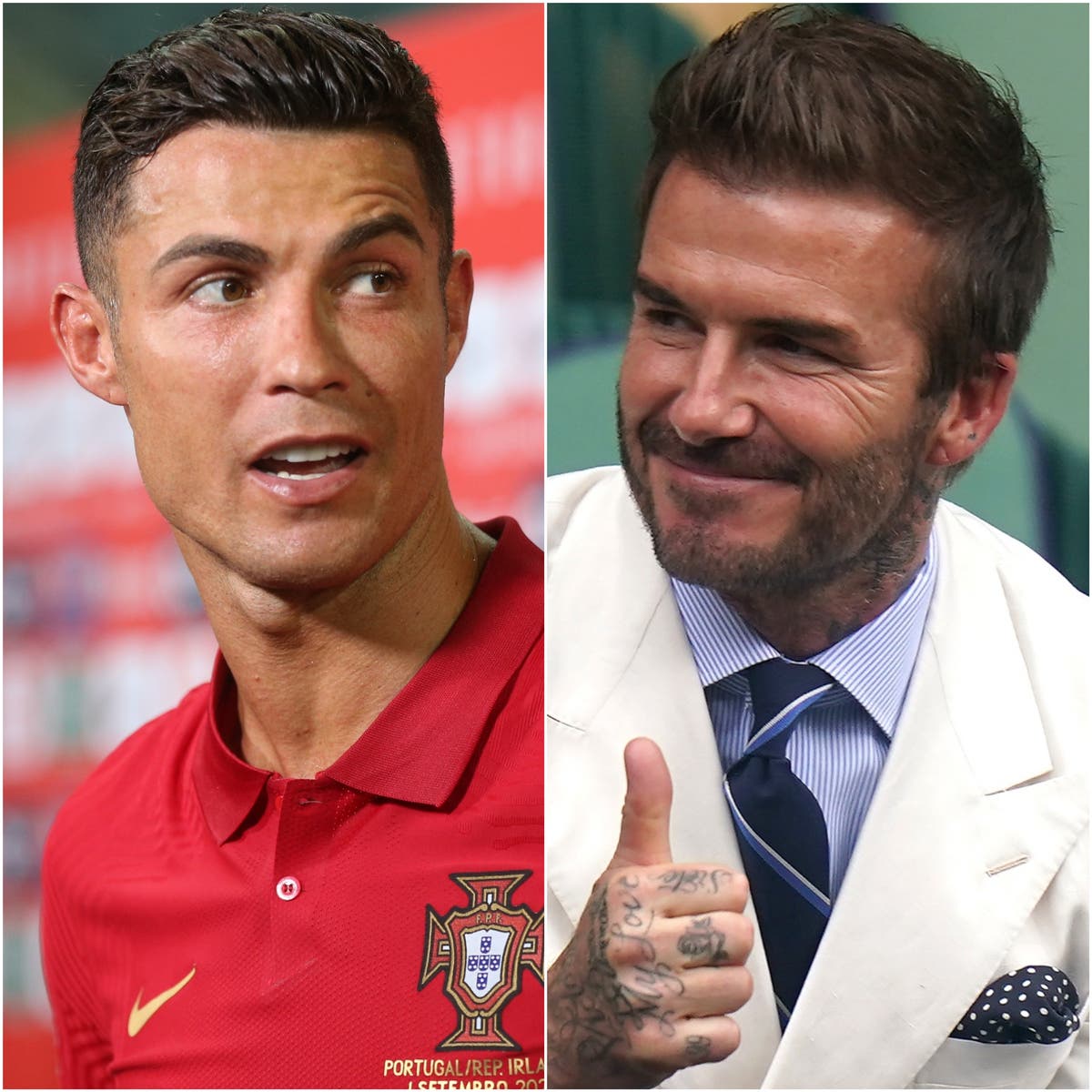 Ronaldo sunbathing and cheeky Becks – Sunday’s sporting social