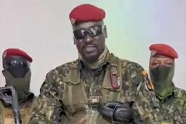 <p>Army colonel Mamadi Doumbouya announced on state television that Guinea’s border had been closed following the capture of the country’s president</p>