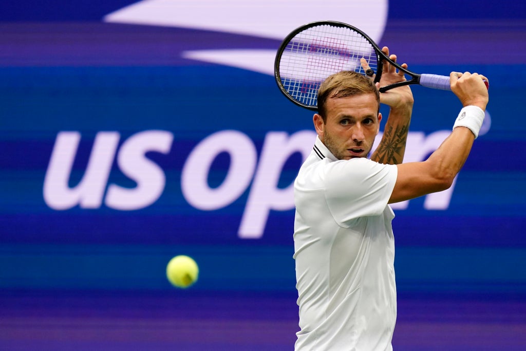 Dan Evans US Open run comes to an end against world number two Daniil Medvedev