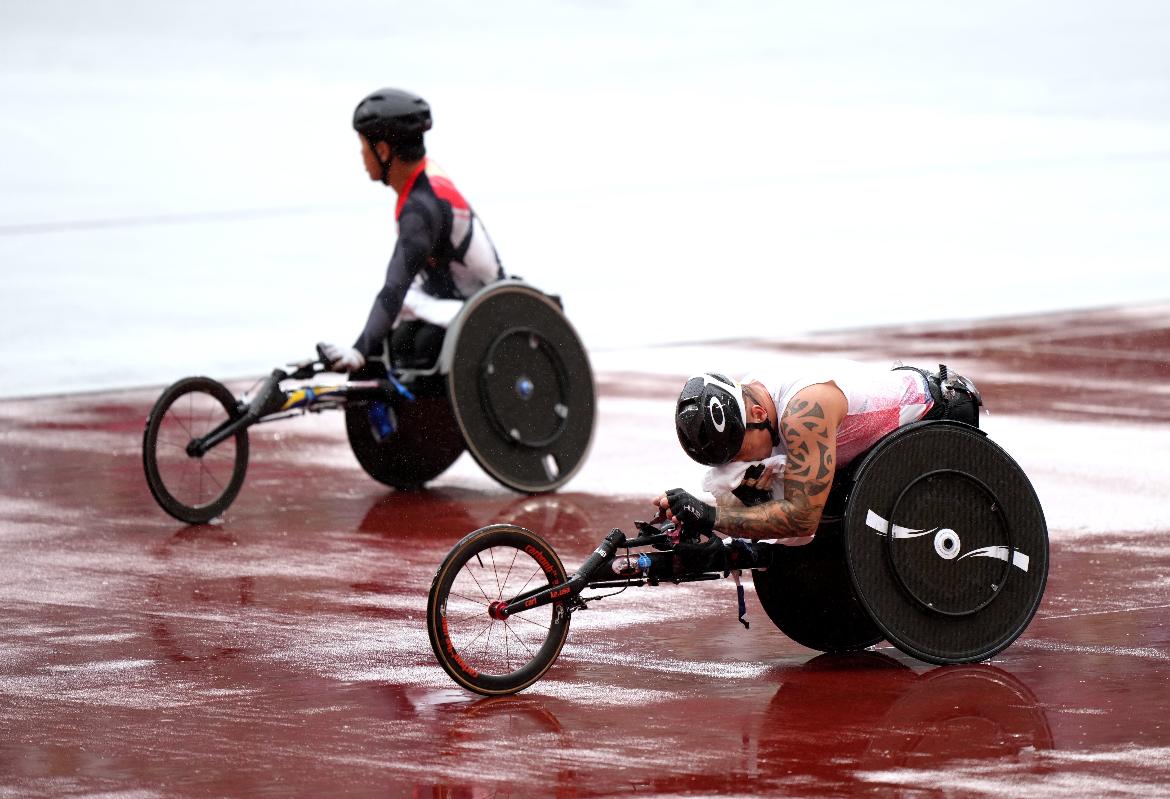 Britain’s David Weir finished fifth in the men’s T54 Marathon at the Paralympics in Japan (Tim Goode/PA)