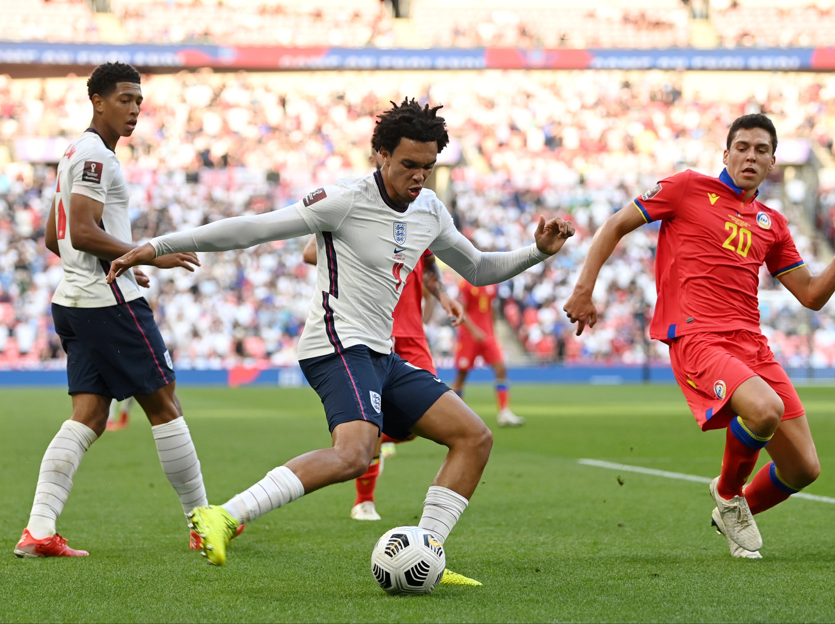 Alexander-Arnold in action against Andorra