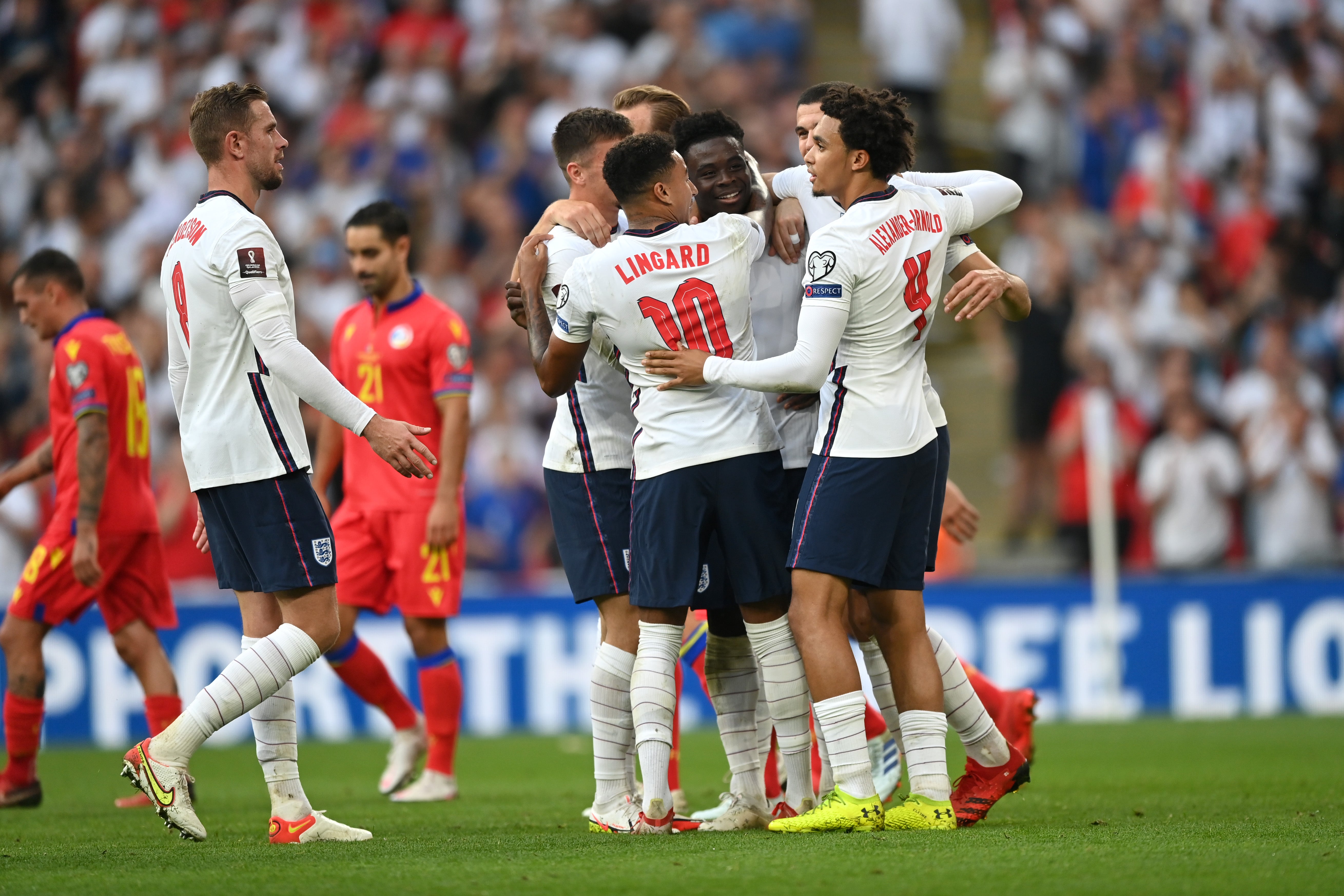 Alexander-Arnold played a role in England’s fourth goal on Sunday