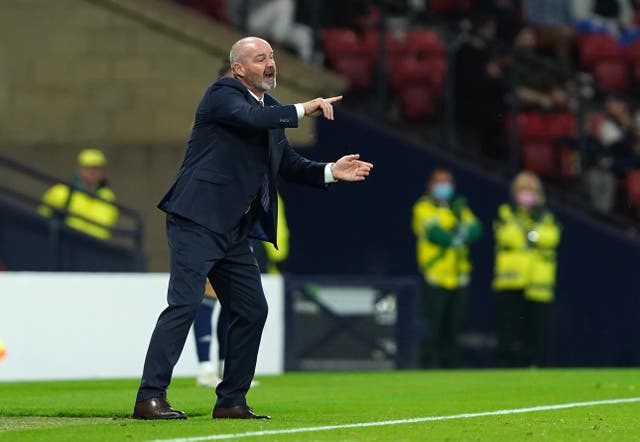 Steve Clarke’s side appear to be in a battle for second (Andrew Milligan/PA)