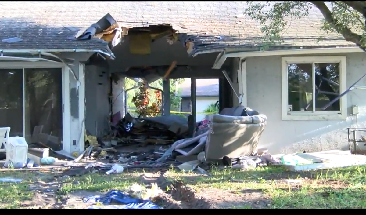 Airborne Tesla smashes into Florida house killing two people