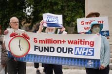 NHS handed extra £5.4bn over next six months to tackle Covid and waiting list backlog