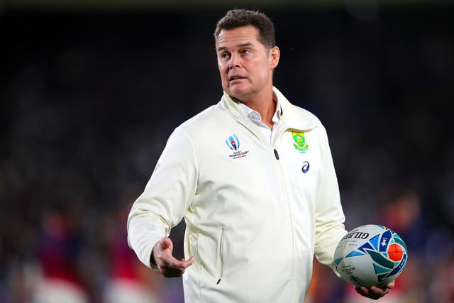 <p>South Africa boss Rassie Erasmus has been handed a ban</p>