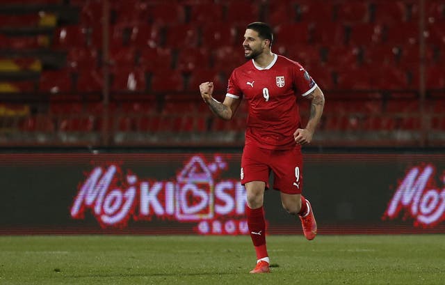 Aleksandar Mitrovic is a doubt for Serbia’s World Cup qualifier against the Republic of Ireland (Novak Djurovic/PA)