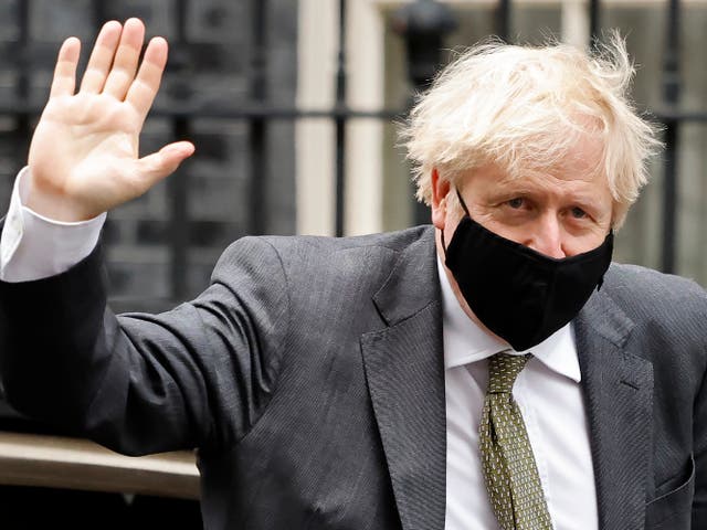 <p>Boris Johnson is reported to have asked veteran Tories to bring proof of Covid vaccination or a negative test result to a No 10 drinks party</p>