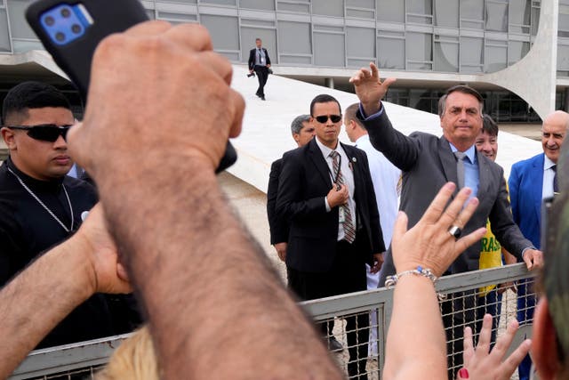 <p>Bolsonaro arremetió contra la Corte el martes y dejó entrever que no acataría sus fallos </p>