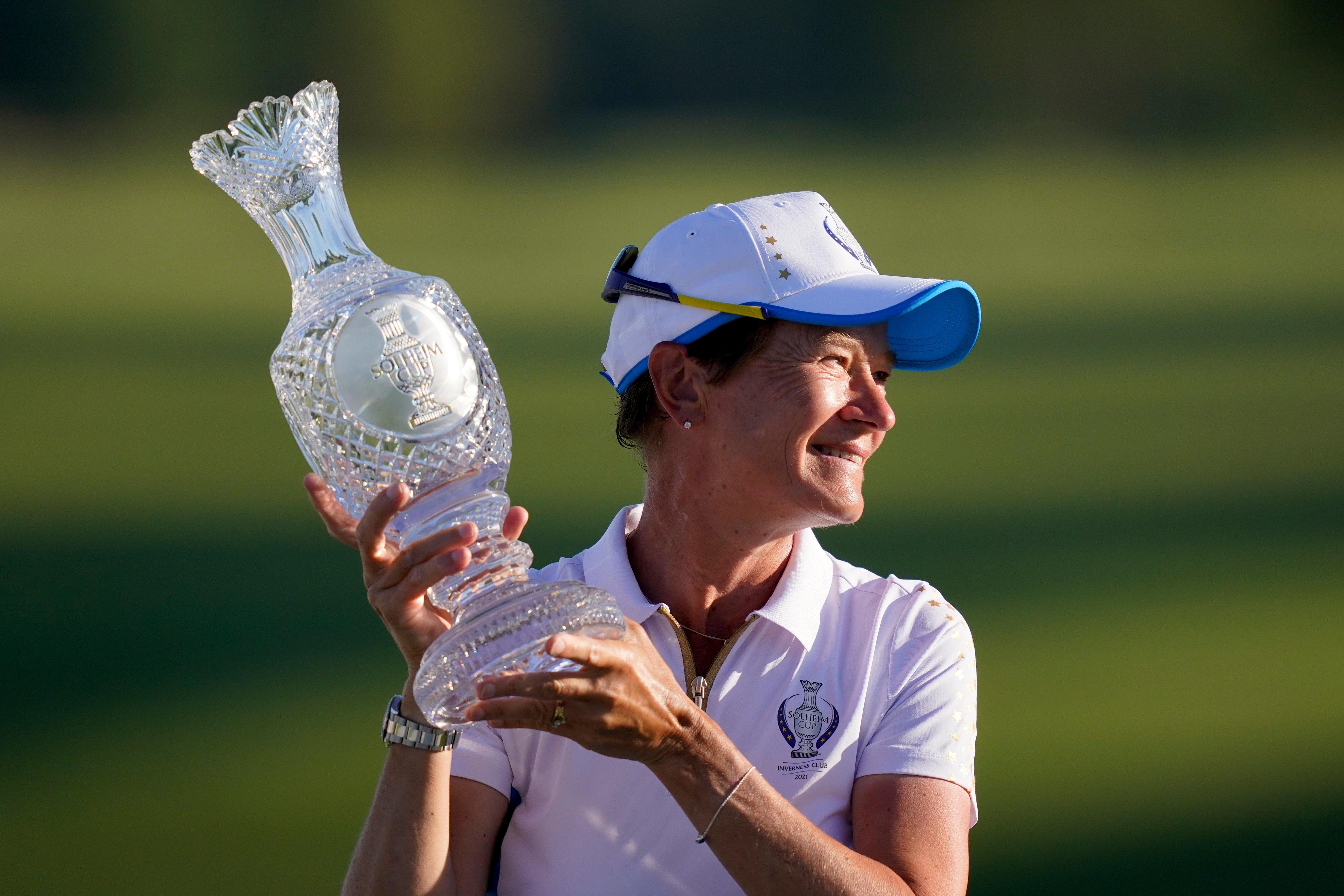 Catriona Matthew has ruled out another term as Solheim Cup captain after leading Europe to back-to-back wins (Carlos Osorio/AP)