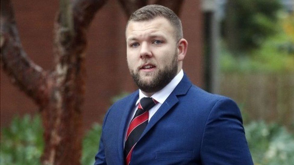 Declan Jones is accused of assault in an incident in which a taser was used