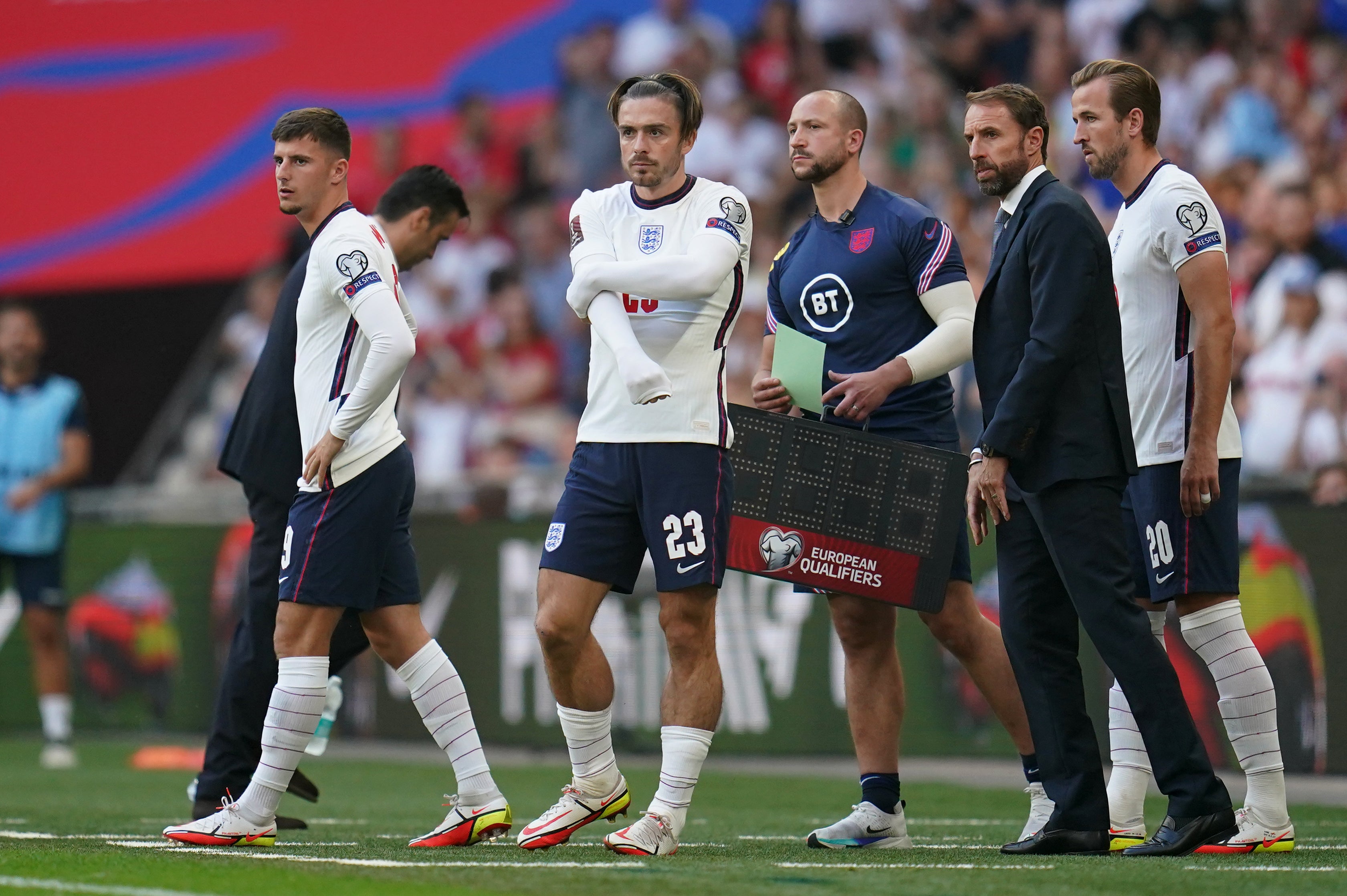 Southgate saved his big-hitters to bring off the bench in the win over Andorra (Nick Potts/PA)