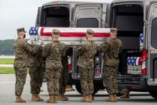 Mother of marine killed in Afghanistan invites Trump to funeral after slamming Biden