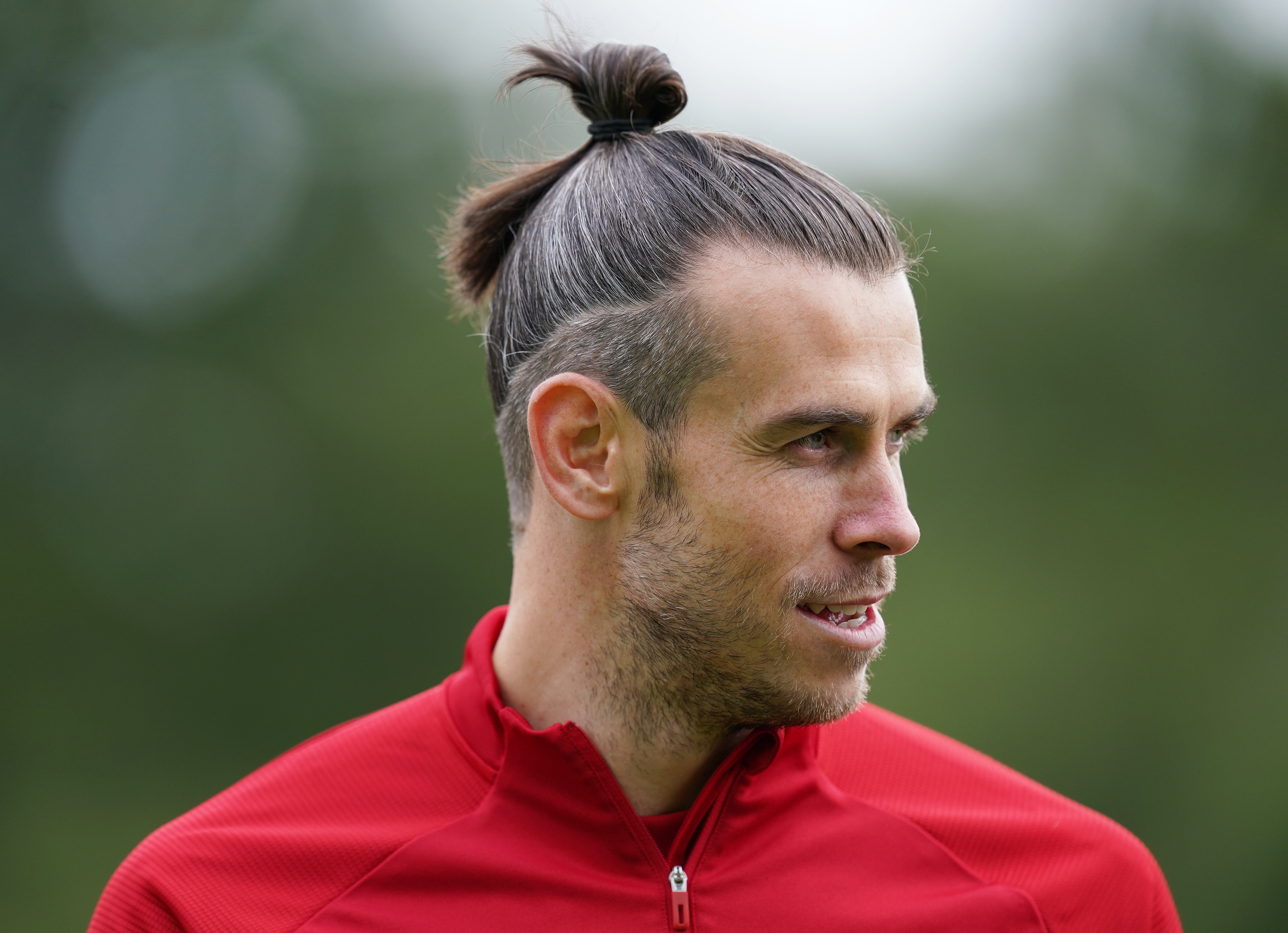 Gareth Bale: Long Hair With Man Bun And Undercut
