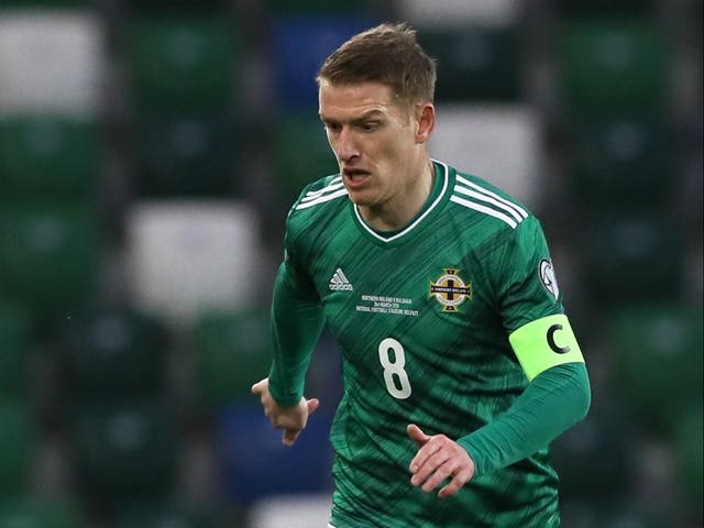 <p>Steven Davis said Northern Ireland have put their history with Switzerland behind them (Brian Lawless/PA)</p>