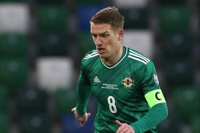 <p>Steven Davis said Northern Ireland have put their history with Switzerland behind them (Brian Lawless/PA)</p>