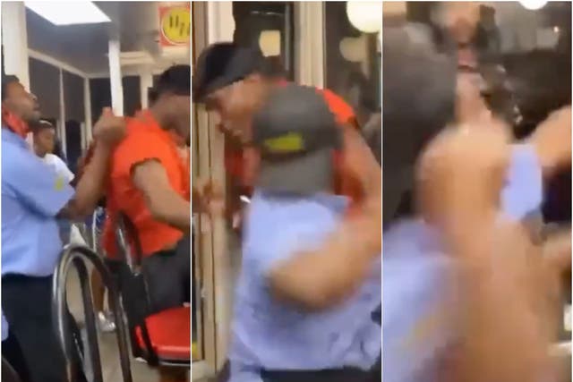<p>A fight between a customer and an employee at a Waffle House in Atlanta, Georgia went viral</p>