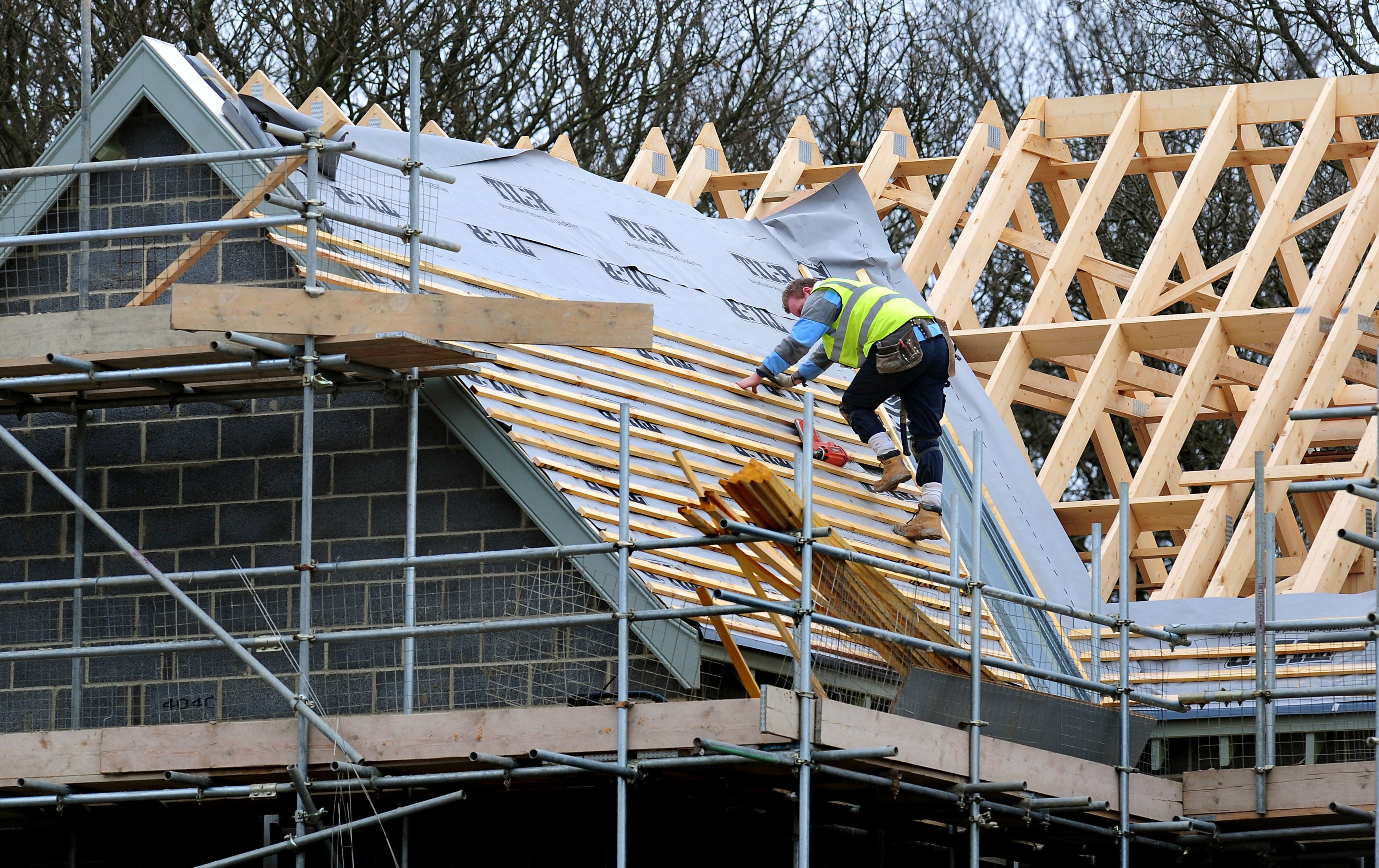 House prices rose by their lowest rate in five months during the year to August (Rui Vieira/PA)