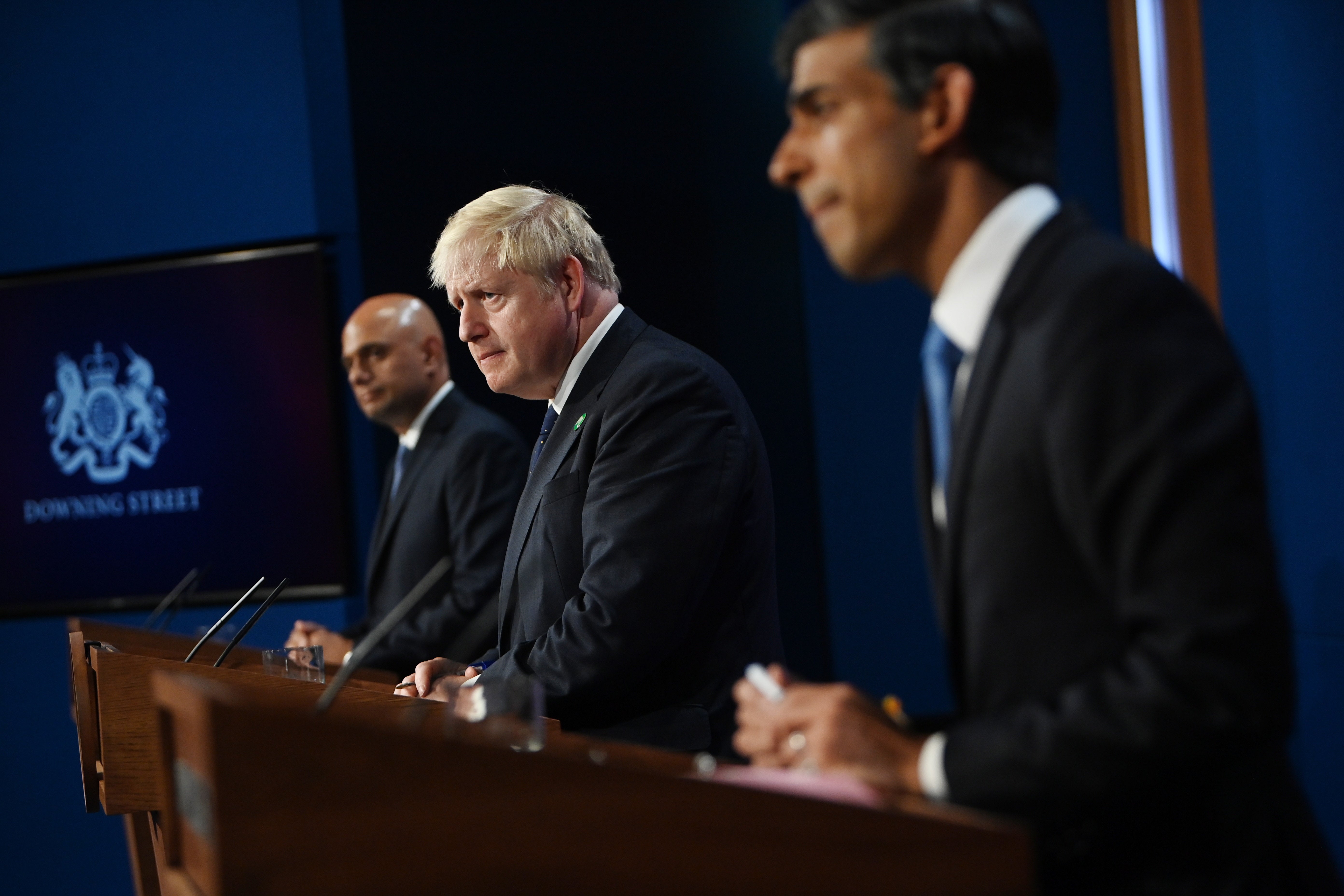 Javid, Johnson and Sunak reveal details about the new tax hike at a joint press conference