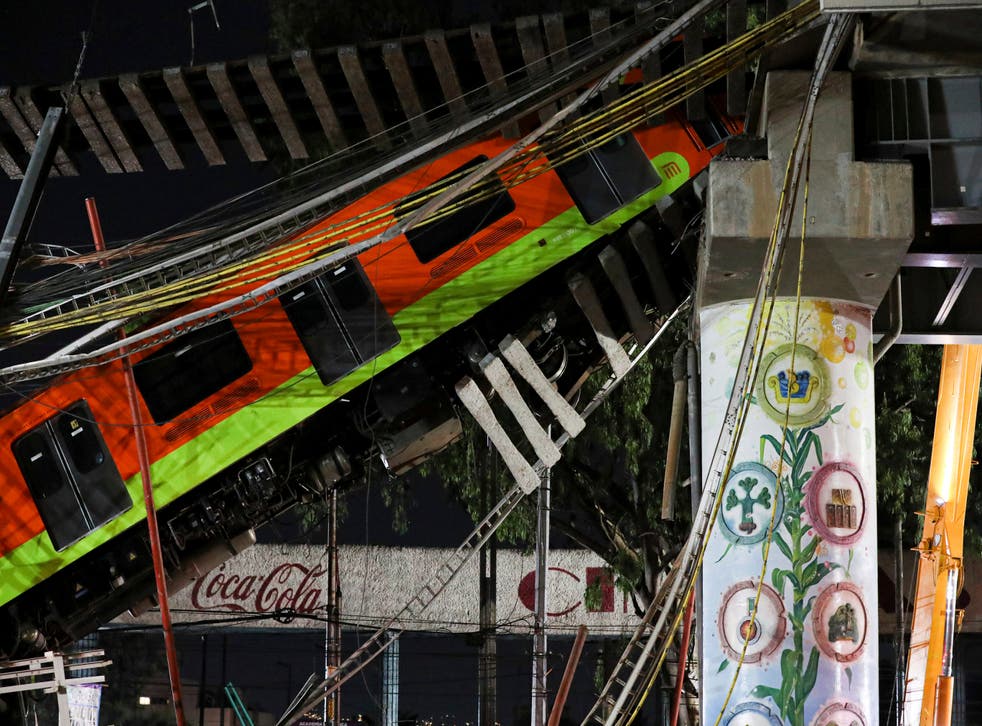 MEXICO-METRO-COLAPSO