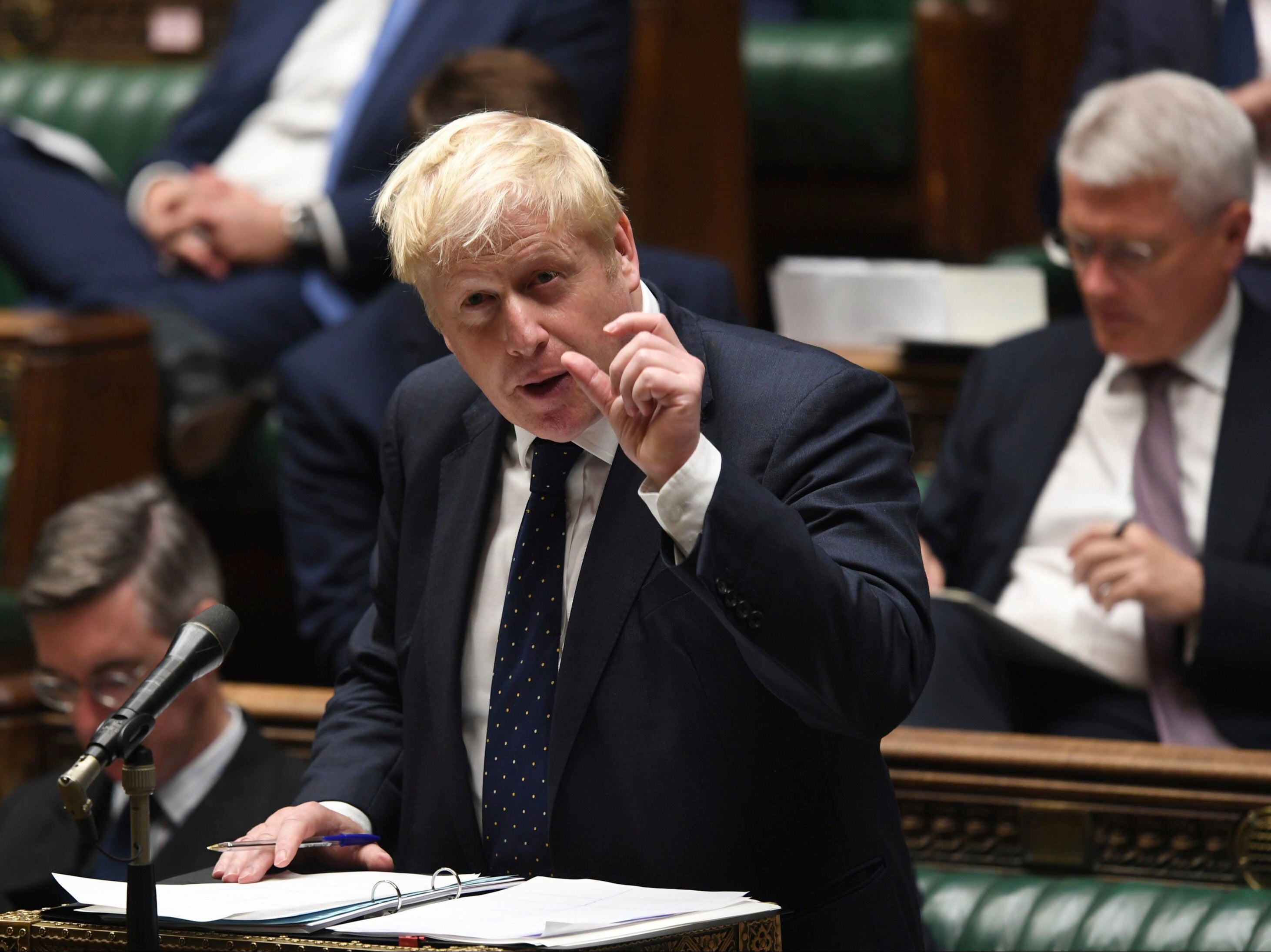 Boris Johnson announces a 1.25 per cent increase in national insurance to pay for health and social care on Tuesday