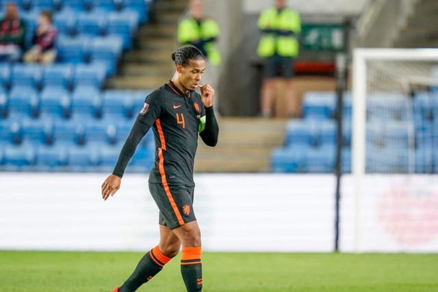 <p>Netherlands captain Virgil van Dijk</p>