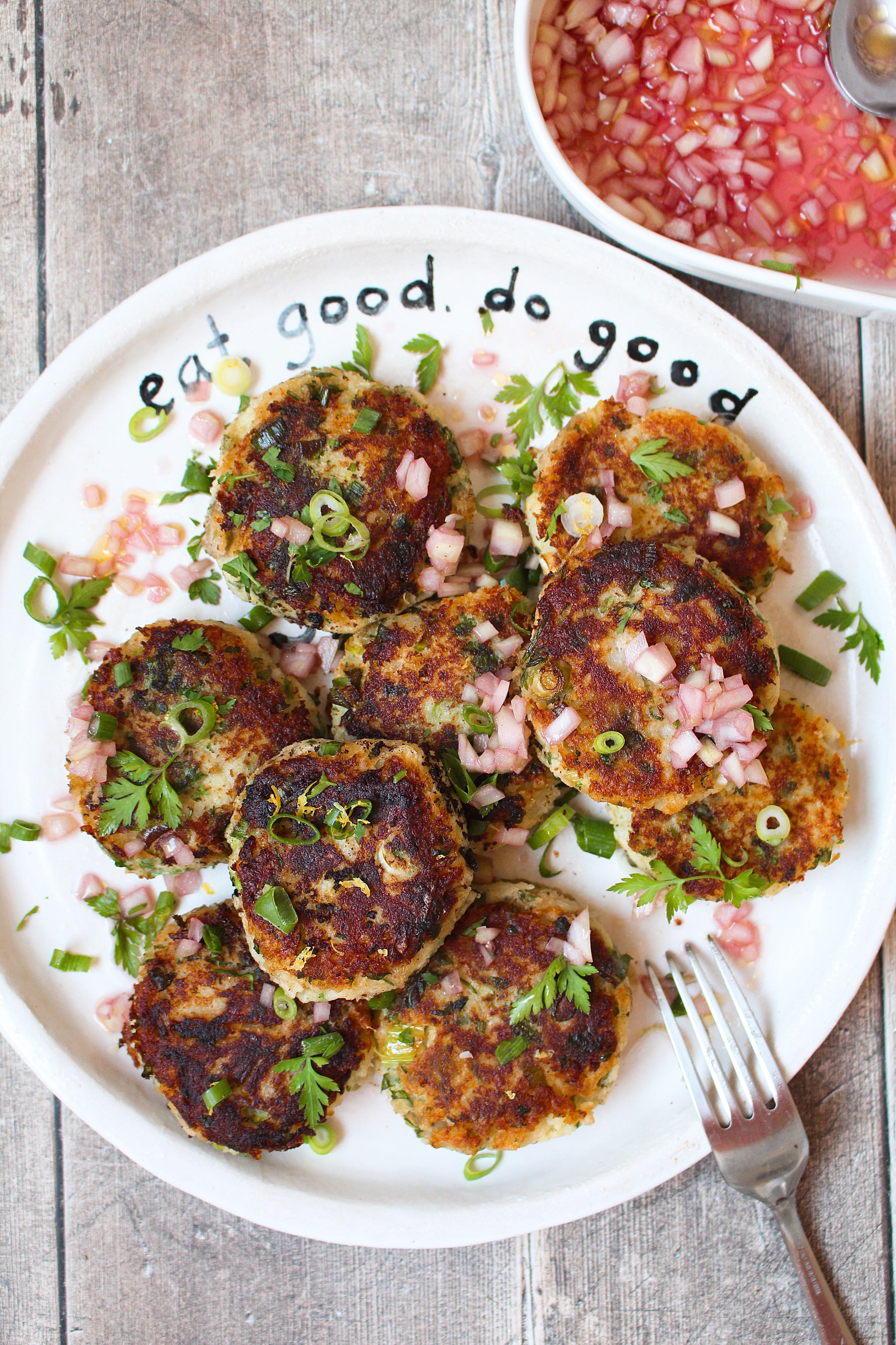 These little herby cakes make the most out of your potatoes, skin and all