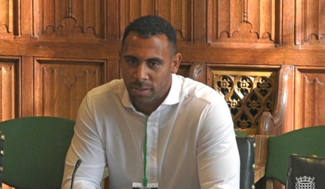 Anton Ferdinand says social media companies must do more to tackle online racist abuse (House of Commons/PA).