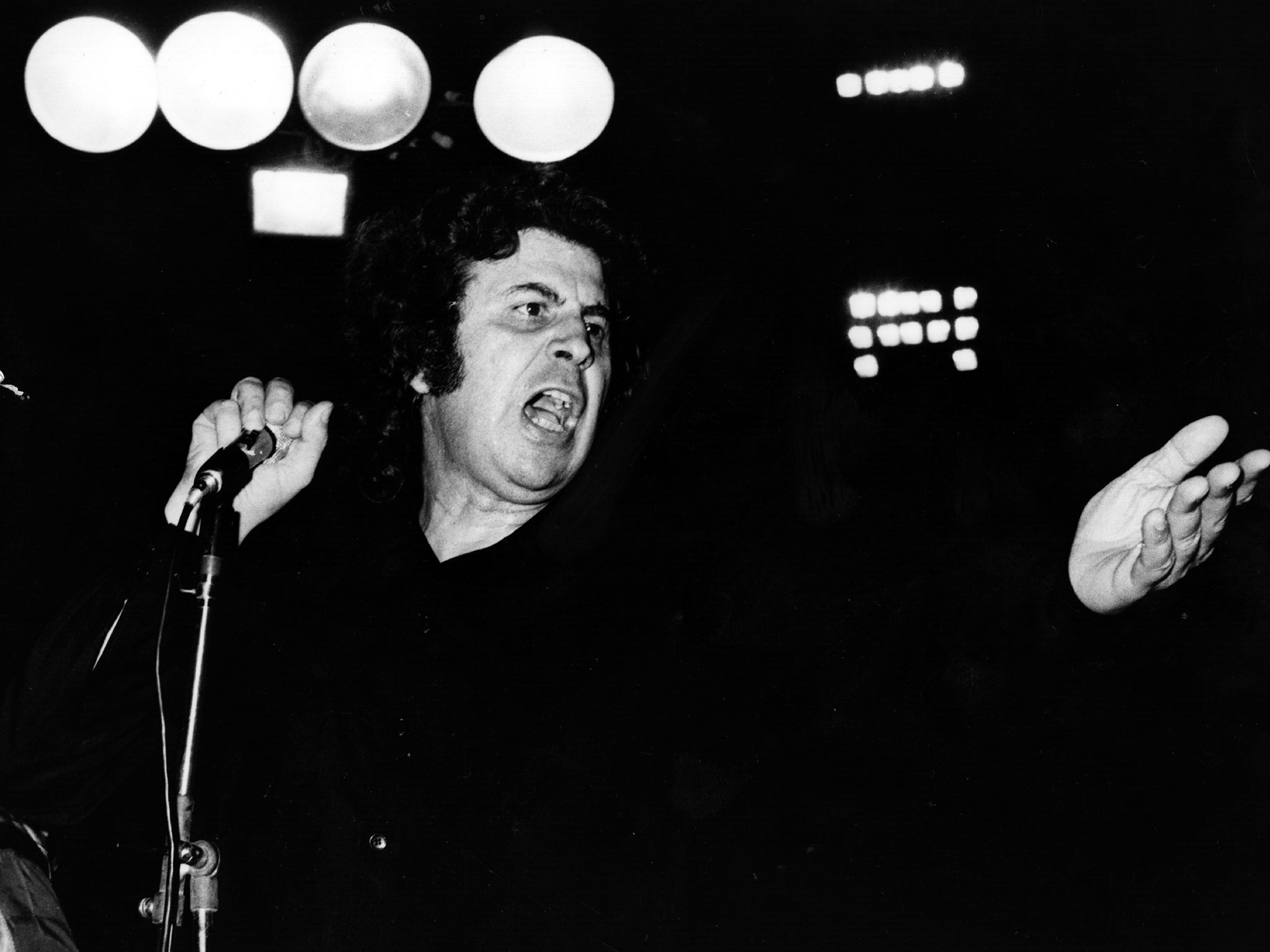 ‘Always, I have lived with two sounds – one political, one musical,’ Theodorakis explained