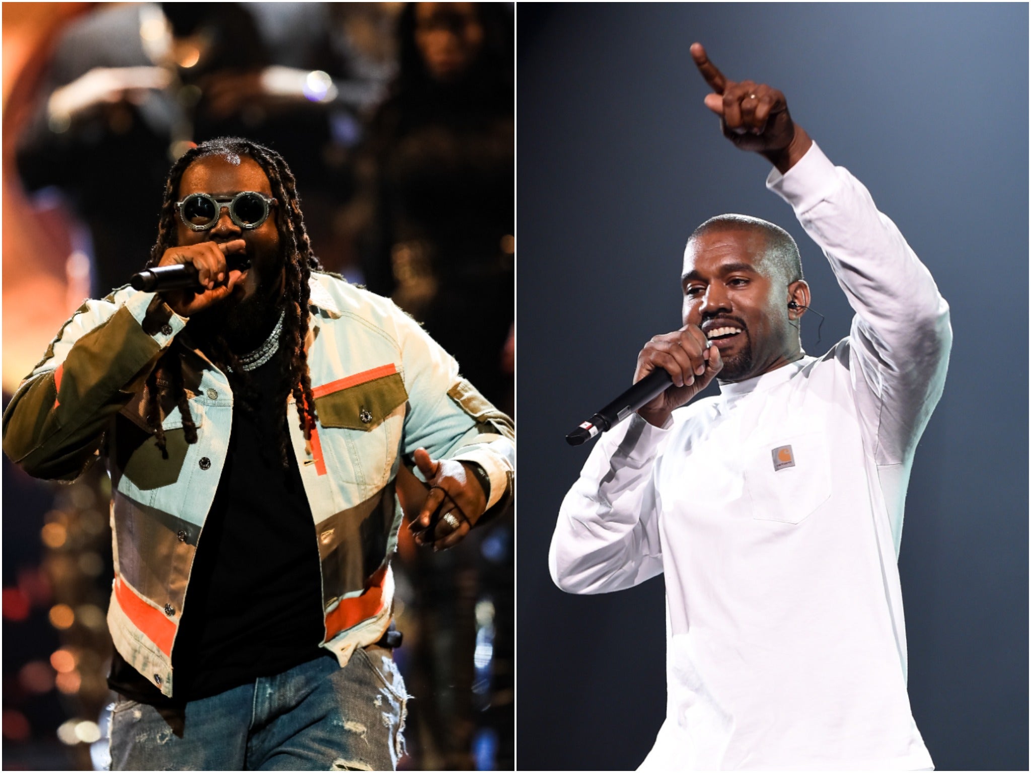 <p>T-Pain claims Kanye West 'stole' one of his lines for his album</p>