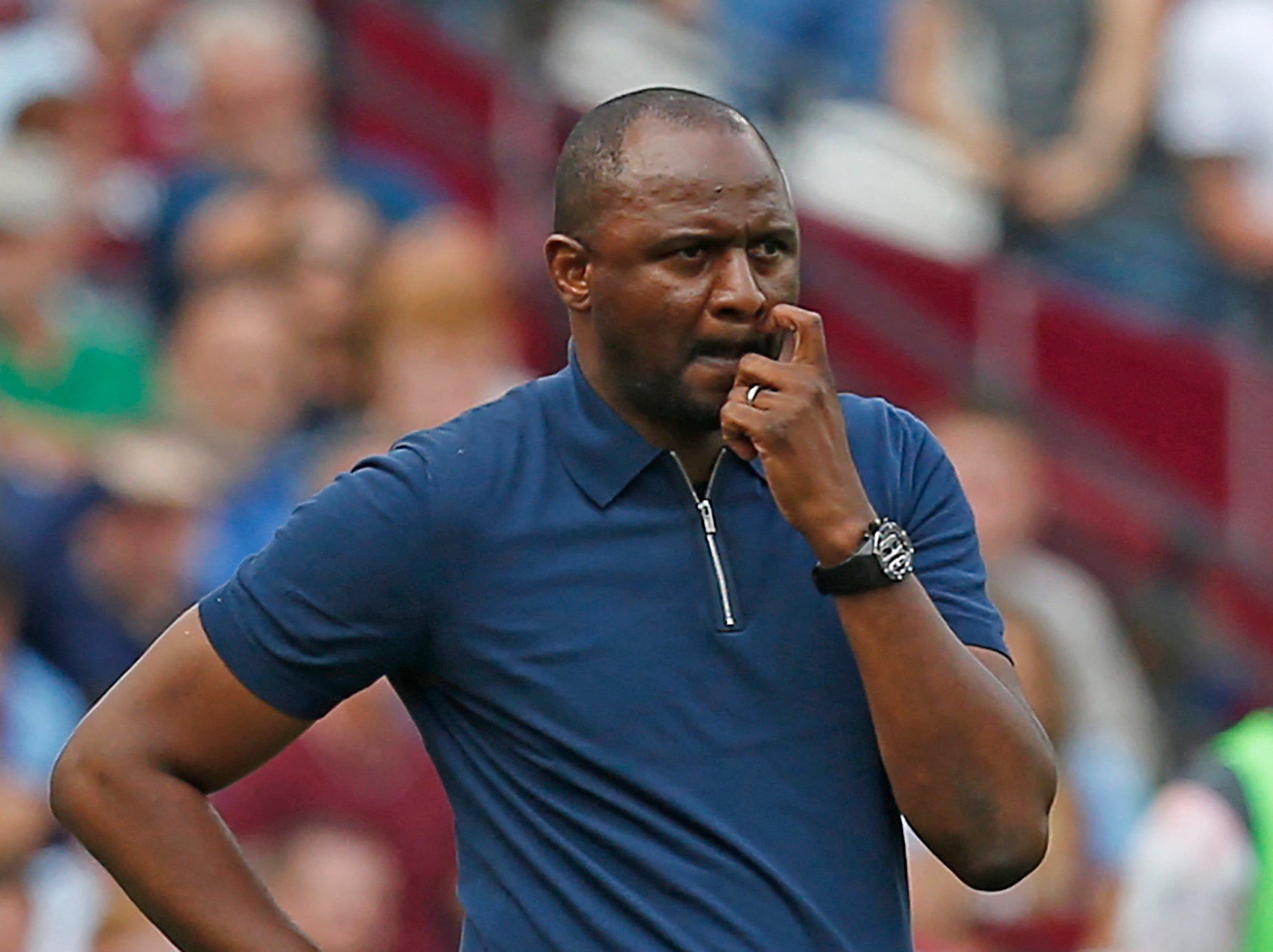 Crystal Palace manager Patrick Vieira