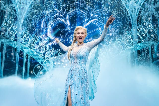 <p>Samantha Barks as Elsa in the stage version of ‘Frozen'</p>