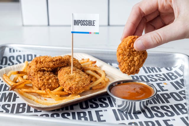 <p>Impossible Foods launches a meatless chicken nugget in US restaurants this week </p>