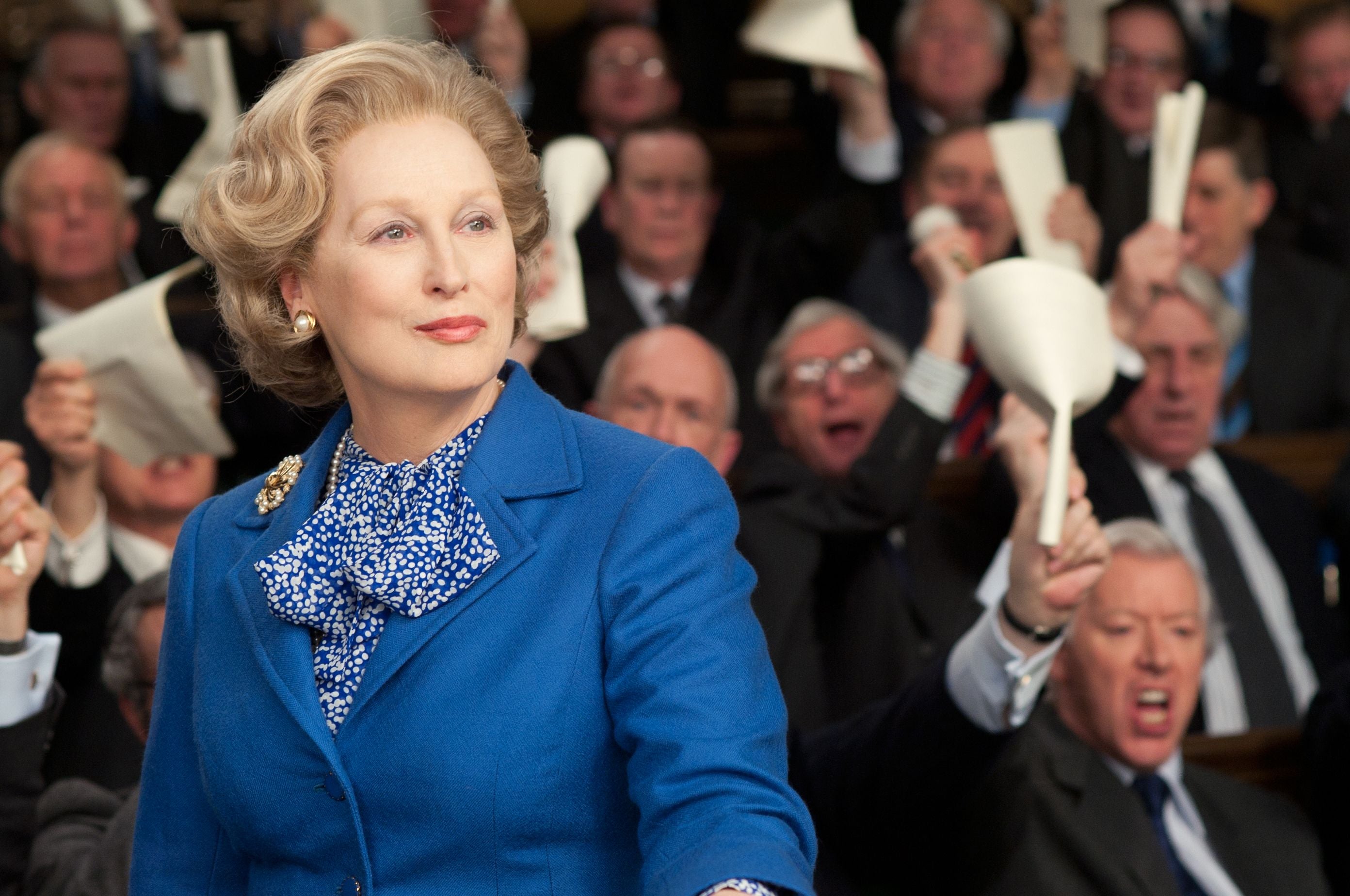 Meryl Streep as Margaret Thatcher in Morgan’s ‘The Iron Lady’ in 2011